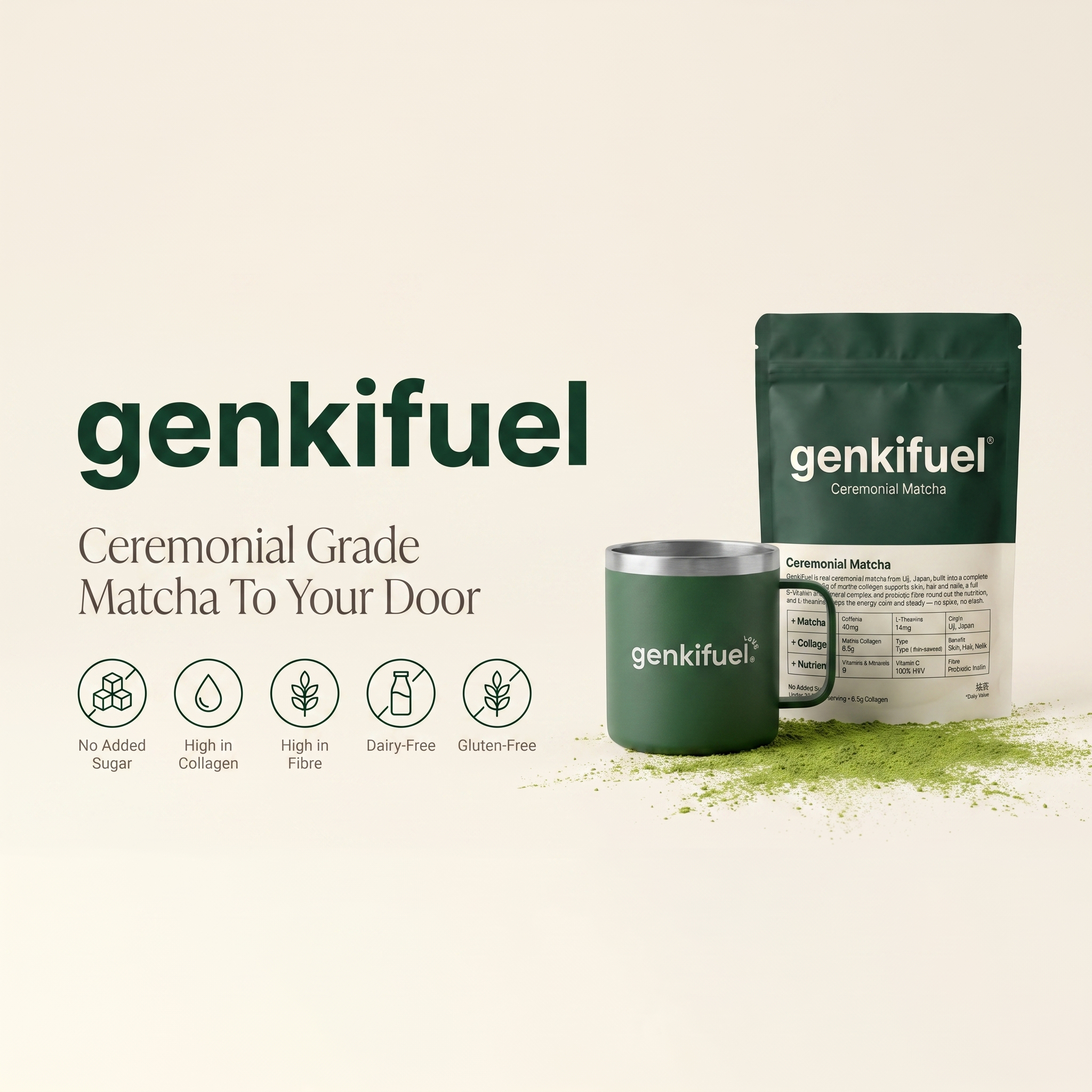 Ceremonial Matcha Kit with Marine Collagen