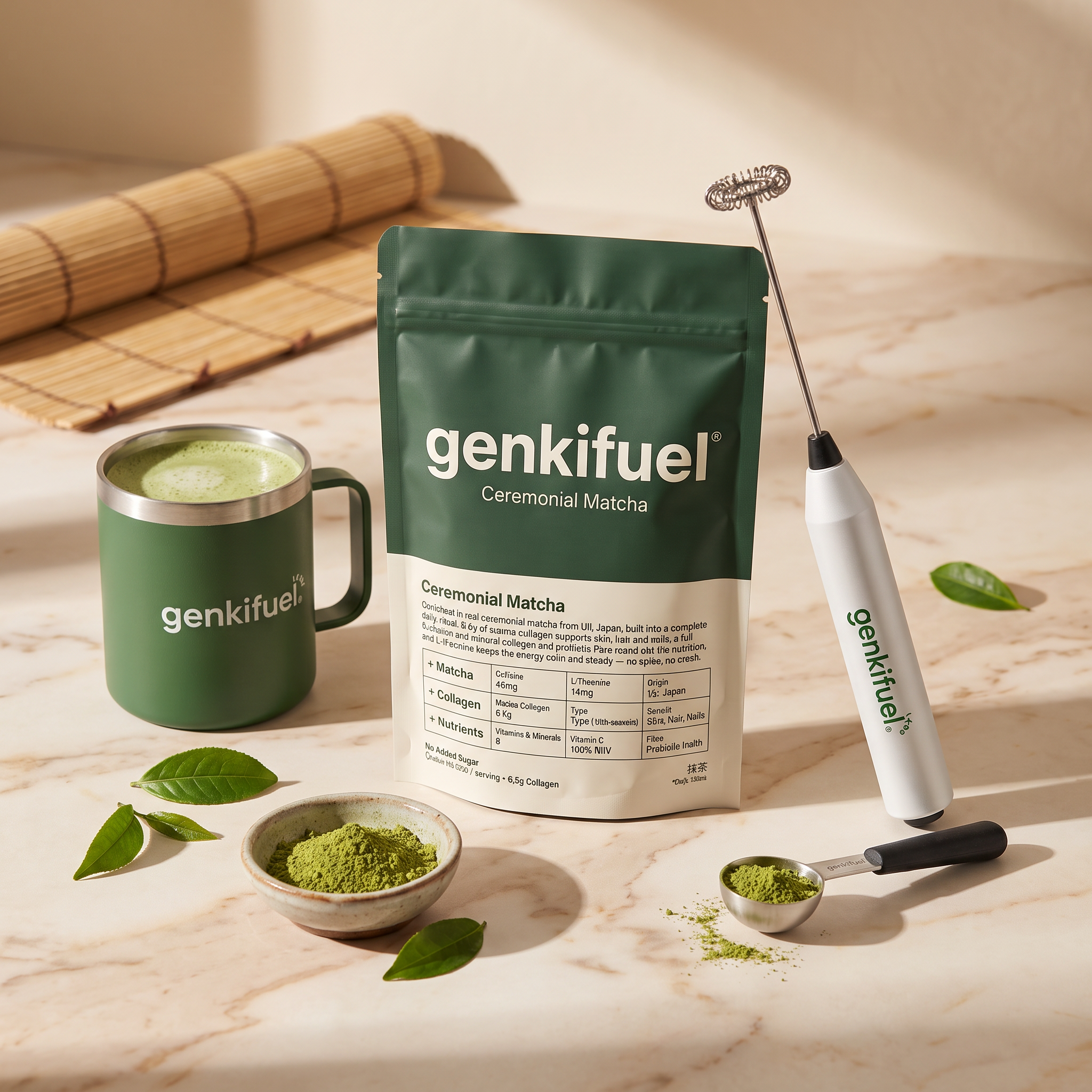 Ceremonial Matcha Kit with Marine Collagen